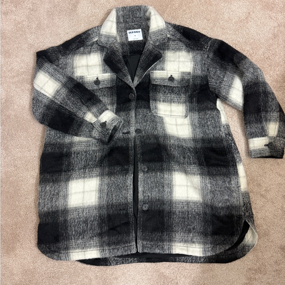 Women’s size XL plaid trenchcoat